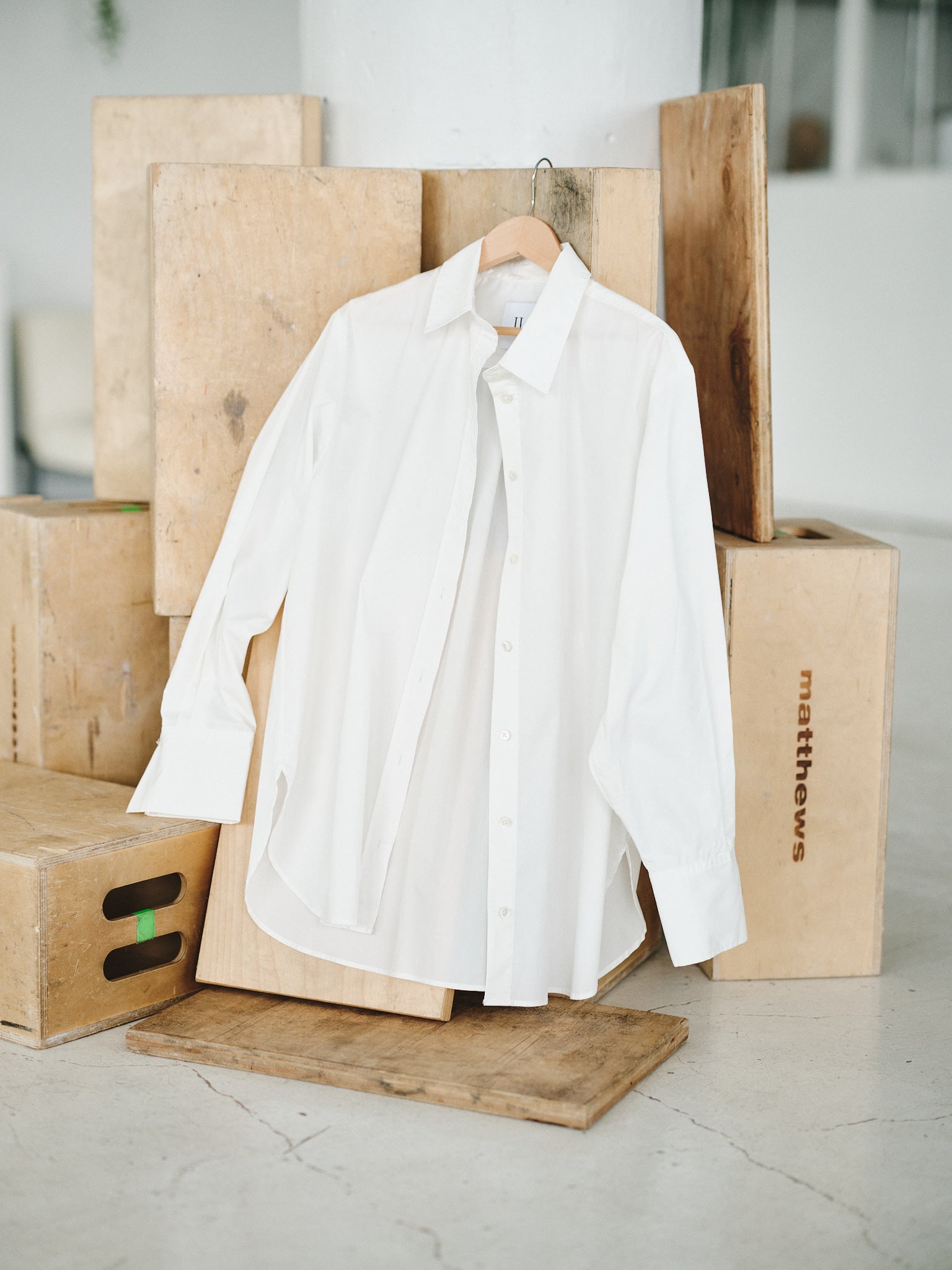 Overlapping Button Up The Oversized Button-Up – JL27